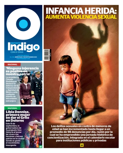 Portada de Reporte Indigo Nacional del miércoles, 17 de septiembre de 2025