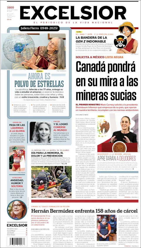 Portada de Excelsior