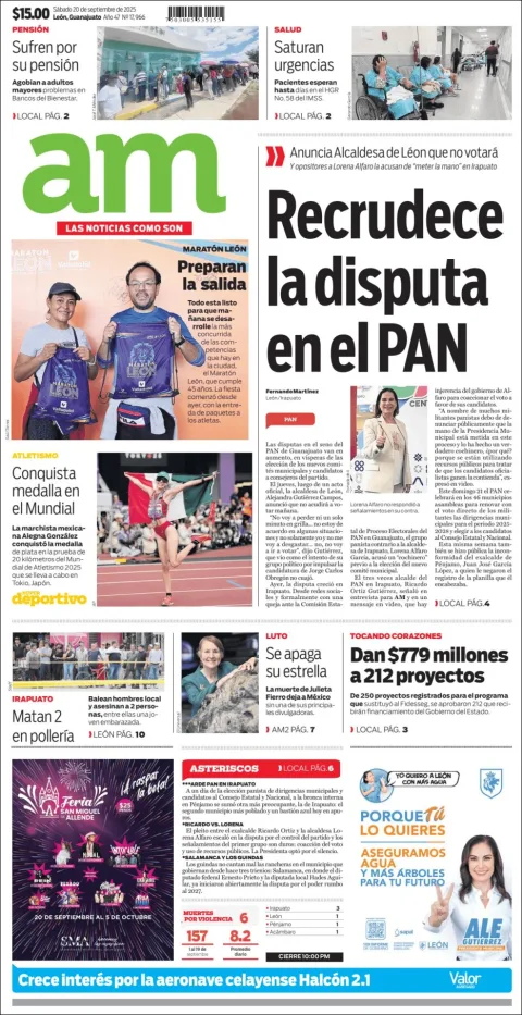 Portada de Am Corredor Industrial del sábado, 20 de septiembre de 2025