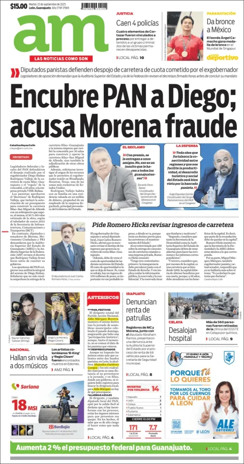 Portada de Am Corredor Industrial del martes, 23 de septiembre de 2025