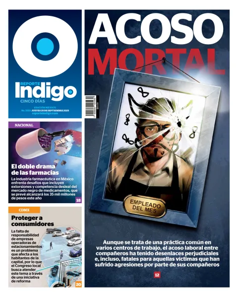 Portada de Reporte Indigo Nacional del jueves, 25 de septiembre de 2025