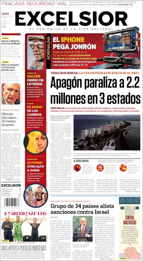 Portada de Excelsior