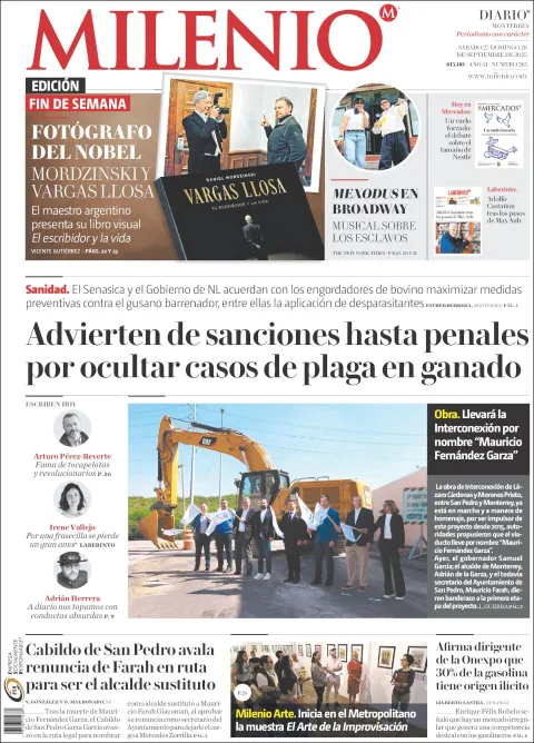 Portada de Milenio