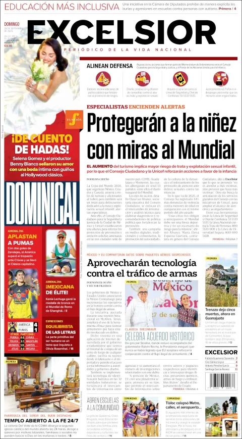 Portada de Excelsior