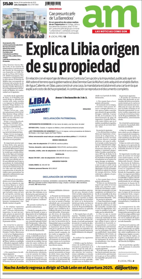 Portada de Am Corredor Industrial del martes, 30 de septiembre de 2025