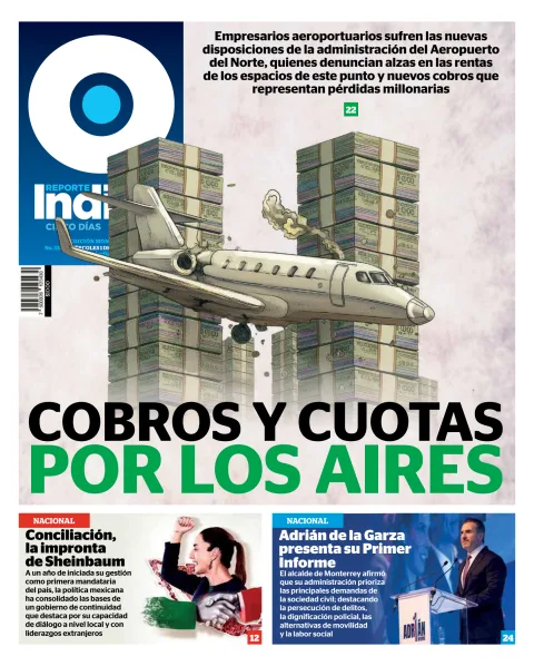 Portada de Reporte Indigo Monterrey del miércoles, 1 de octubre de 2025