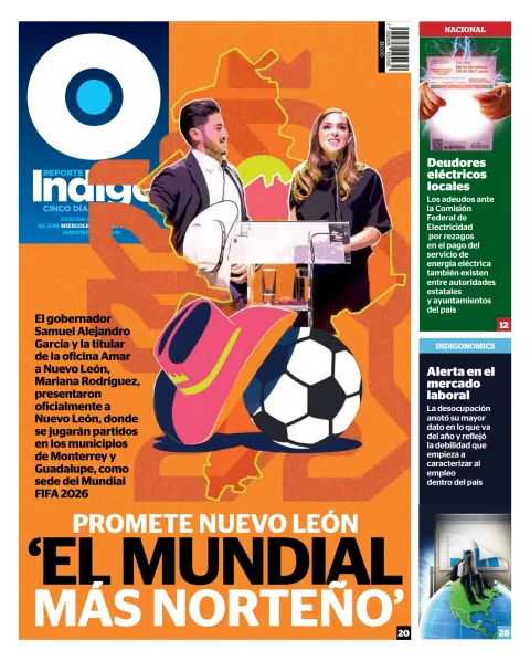 Portada de Reporte Indigo Monterrey del miércoles, 29 de octubre de 2025