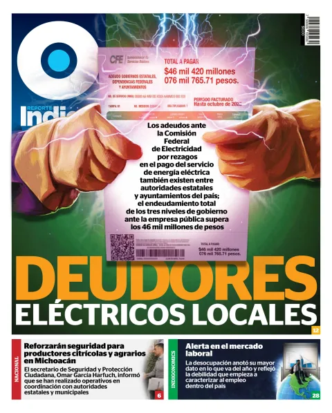 Portada de Reporte Indigo Guadalajara del miércoles, 29 de octubre de 2025
