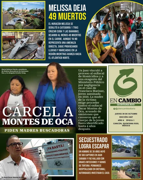 Portada de En Cambio - Quintana Roo (contraportada)