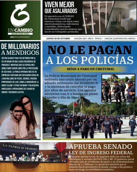 Portada de En Cambio - Quintana Roo (portada)