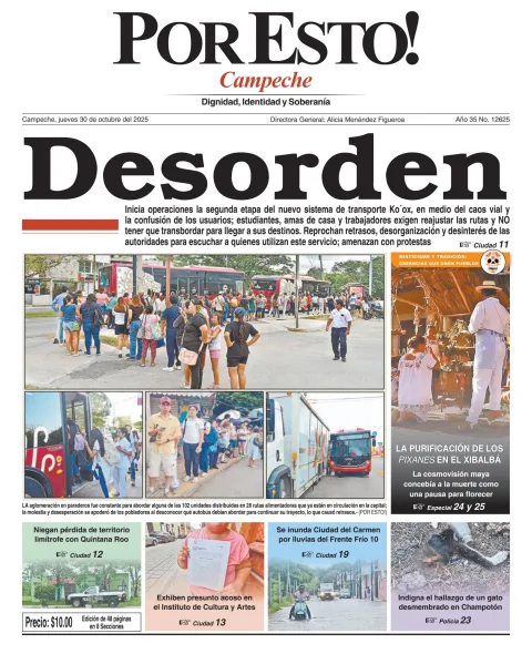 Portada de Por Esto (campeche)