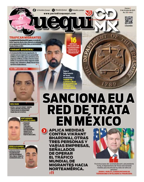 Portada de Quequi CDMX del viernes, 31 de octubre de 2025