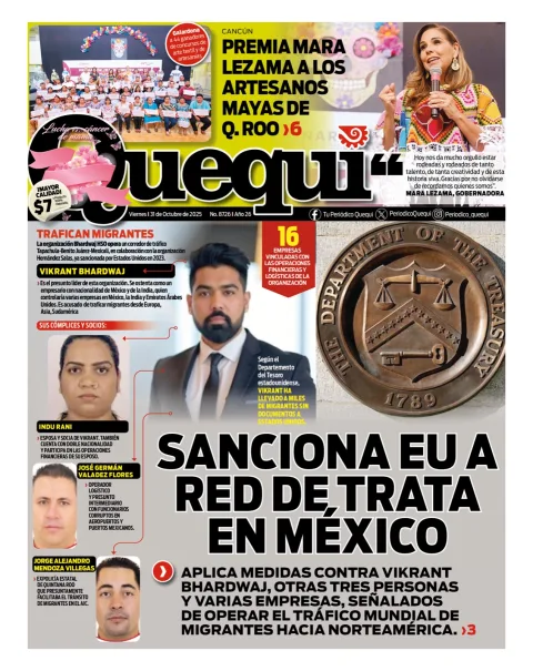 Portada de Quequi del viernes, 31 de octubre de 2025