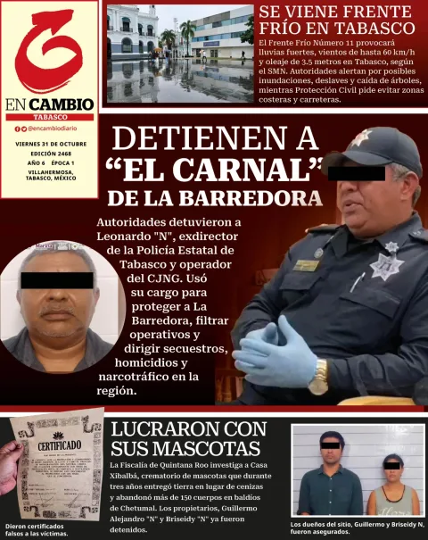 Portada de En Cambio - Tabasco (contraportada)