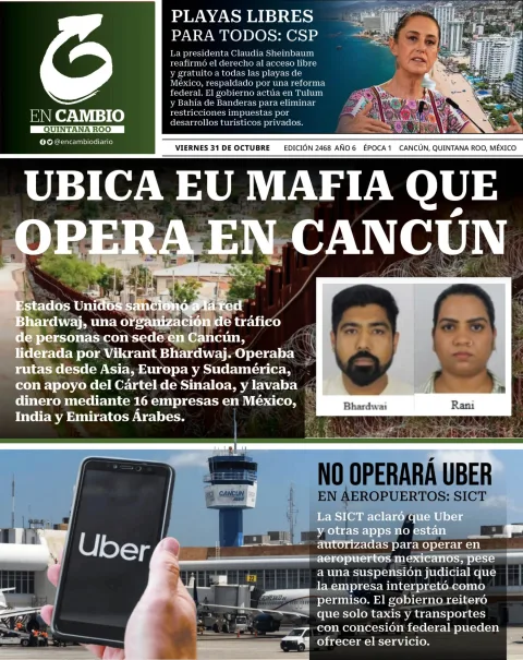 Portada de En Cambio - Quintana Roo (portada)