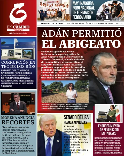 Portada de En Cambio - Tabasco (portada)