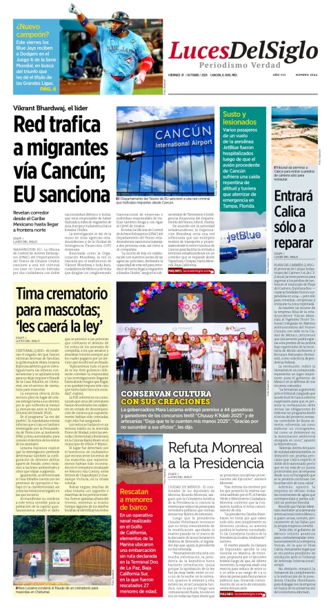 Portada de Luces del Siglo