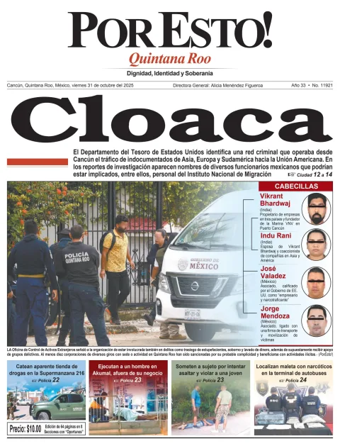 Portada de Por Esto (quintana Roo Cancun)