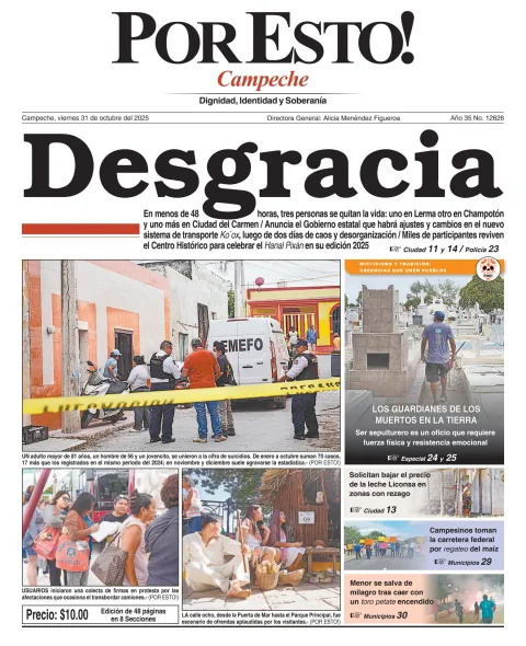 Portada de Por Esto (campeche)