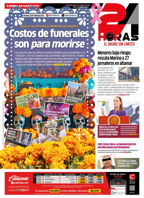 Portada de 24 Horas