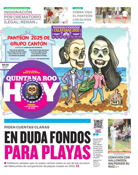 Portada de Quintana Roo Hoy (portada)