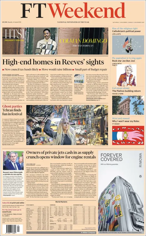 Portada de Financial Times