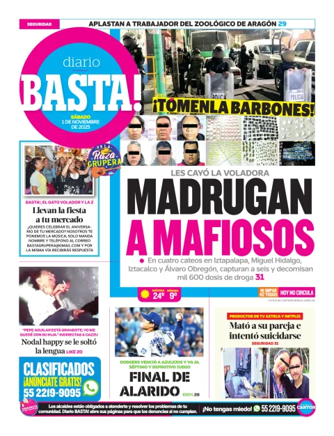 Portada de Basta! (contraportada )