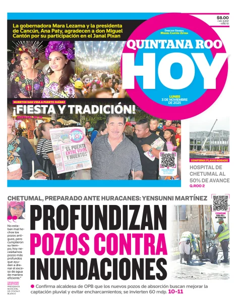 Portada de Quintana Roo Hoy (portada)
