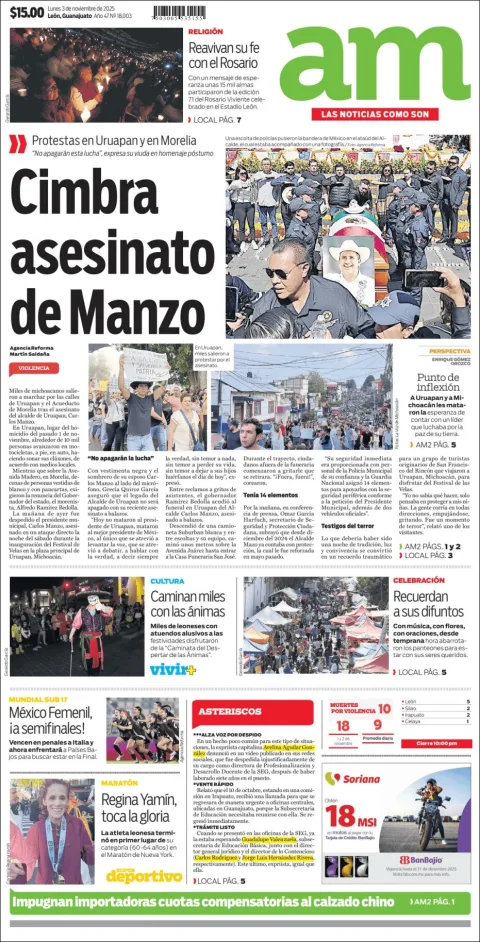 Portada de Am Corredor Industrial del lunes, 3 de noviembre de 2025