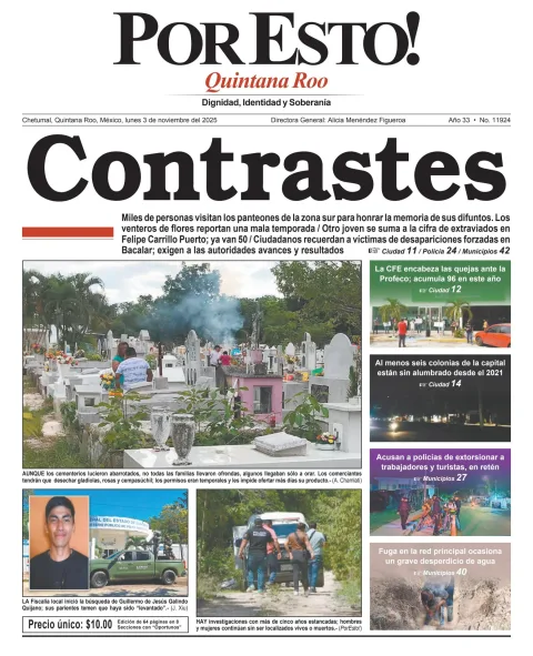 Portada de Por Esto (quintana Roo Chetumal)