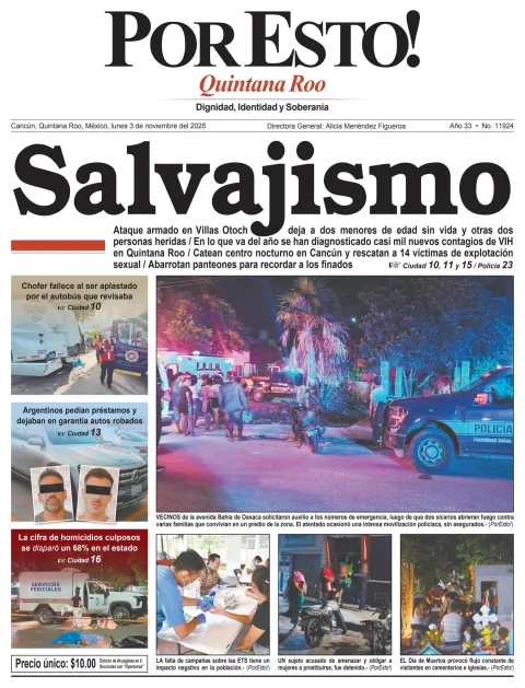 Portada de Por Esto (quintana Roo Cancun)
