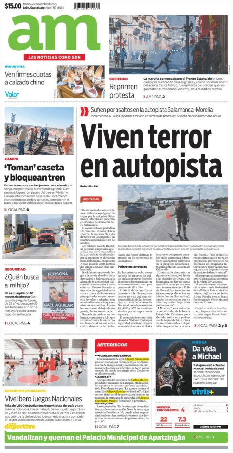 Portada de Am Corredor Industrial del martes, 4 de noviembre de 2025