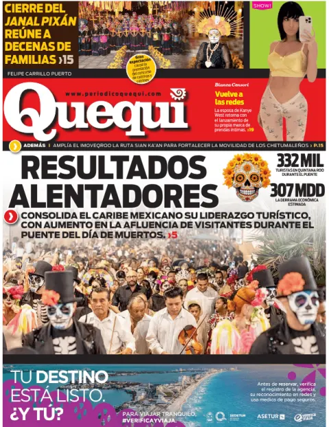 Portada de Quequi (contraportada) del martes, 4 de noviembre de 2025