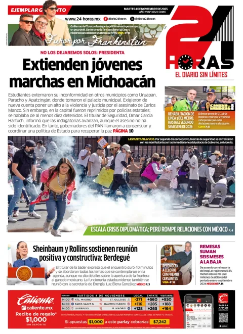 Portada de 24 Horas