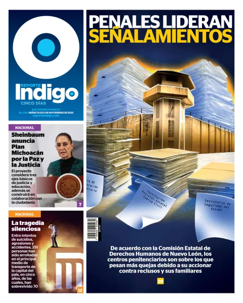 Portada de Reporte Indigo Monterrey del miércoles, 5 de noviembre de 2025