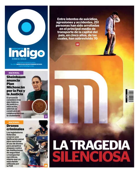 Portada de Reporte Indigo Guadalajara del miércoles, 5 de noviembre de 2025