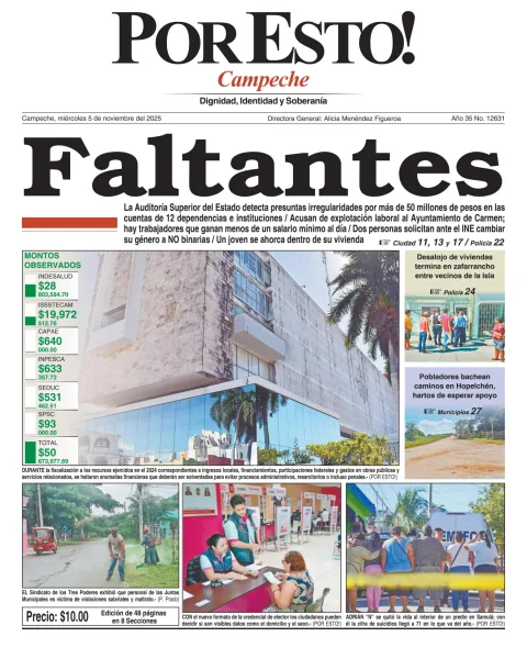 Portada de Por Esto (campeche)