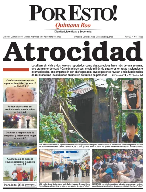 Portada de Por Esto (quintana Roo Cancun)