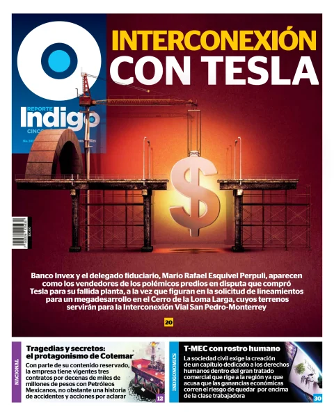 Portada de Reporte Indigo Monterrey del jueves, 6 de noviembre de 2025
