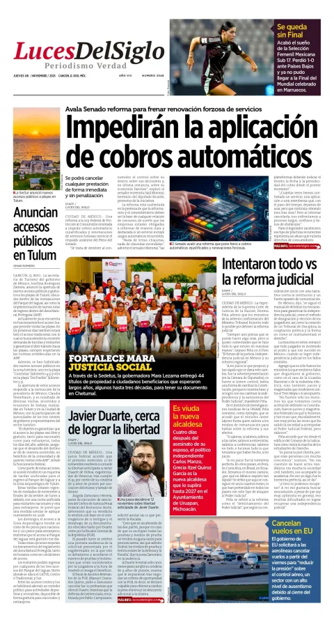 Portada de Luces del Siglo