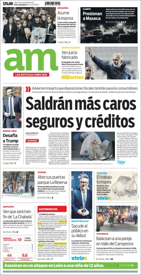 Portada de Am Corredor Industrial del jueves, 6 de noviembre de 2025