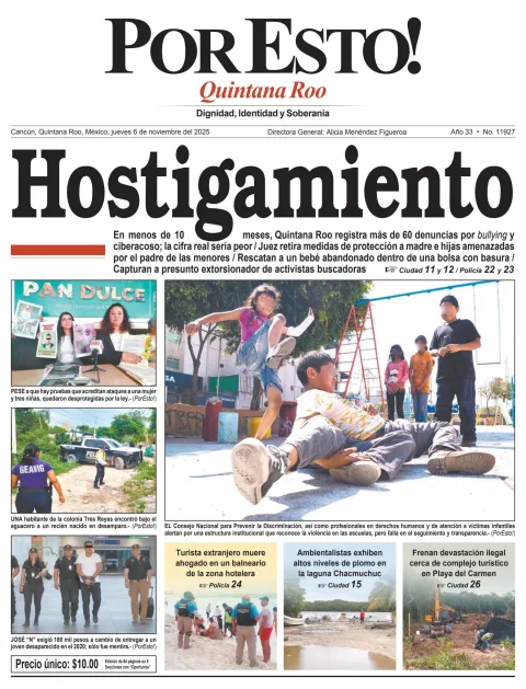 Portada de Por Esto (quintana Roo Cancun)