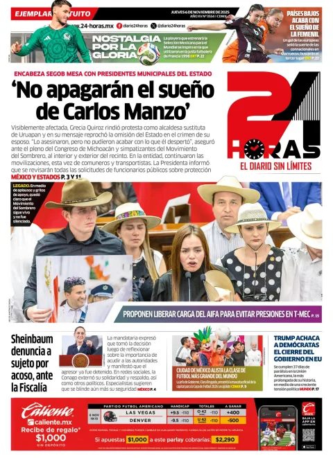 Portada de 24 Horas