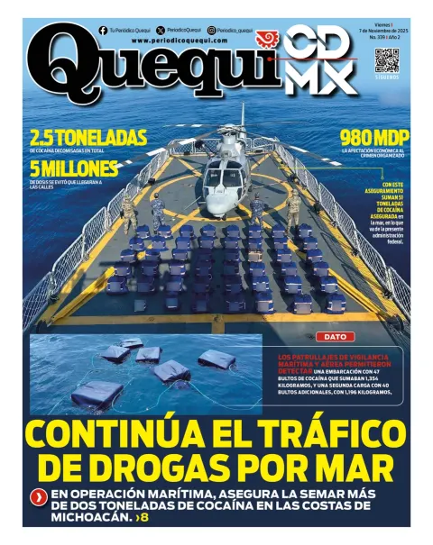 Portada de Quequi CDMX del viernes, 7 de noviembre de 2025