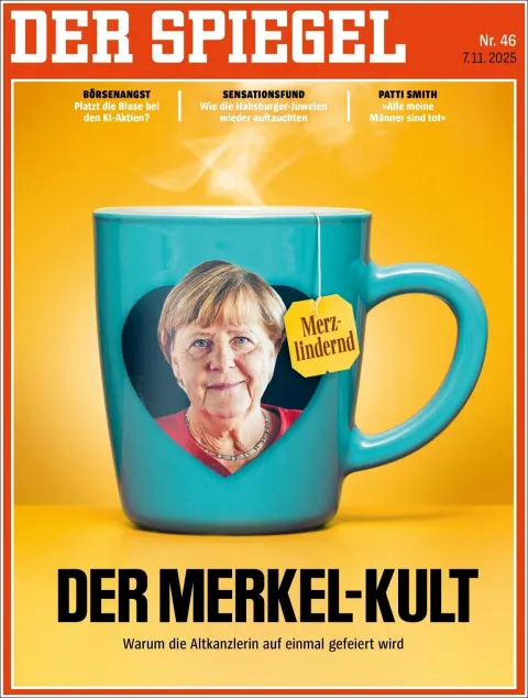 Portada de Der Spiegel del viernes, 7 de noviembre de 2025