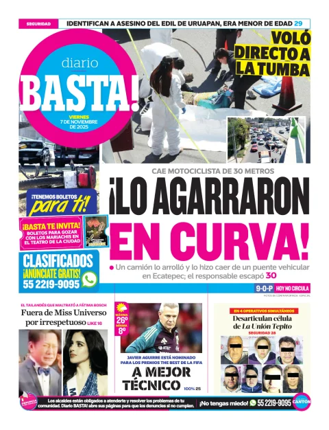 Portada de Basta! (contraportada )