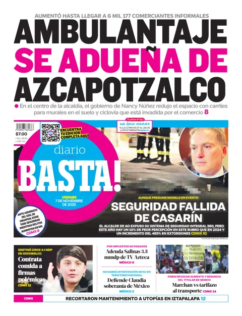 Portada de Basta! (portada)