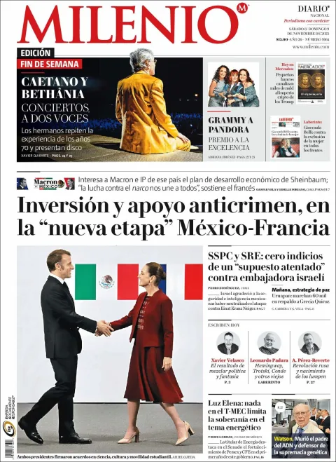 Portada de Milenio