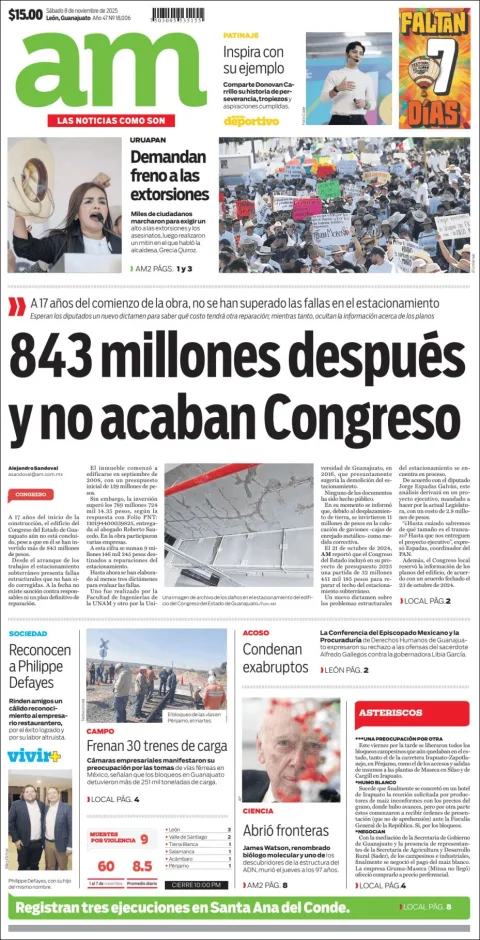 Portada de Am Corredor Industrial del sábado, 8 de noviembre de 2025
