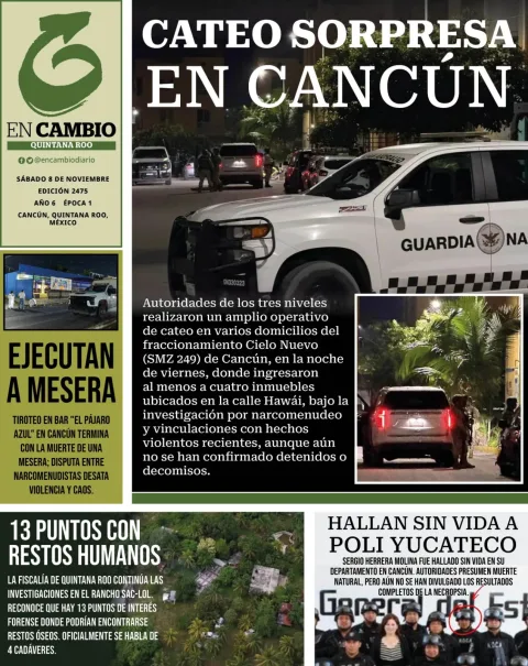 Portada de En Cambio - Quintana Roo (contraportada)